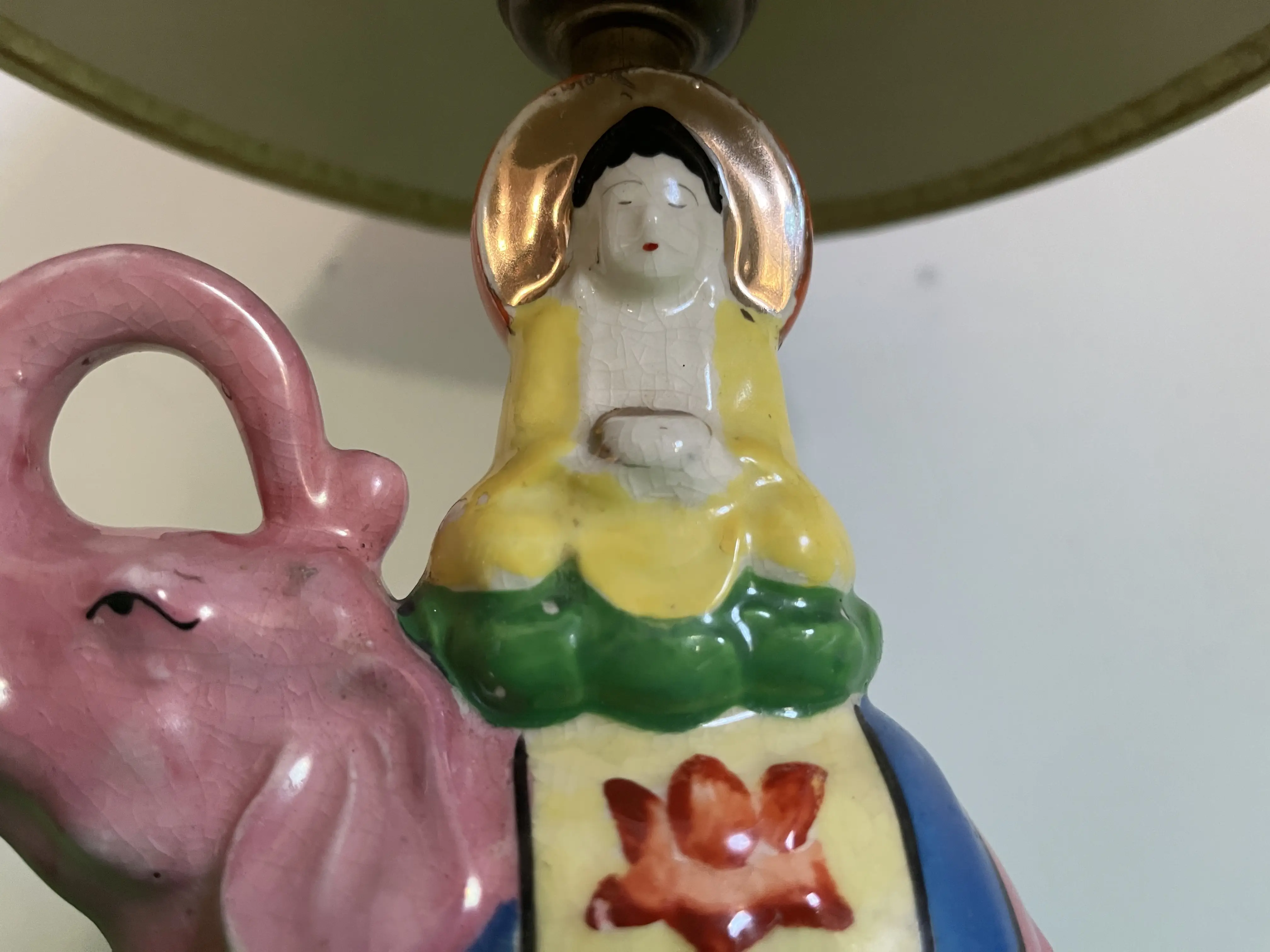 1940s Elephant Lamp & Shade 7 1940s Elephant Lamp & Shade