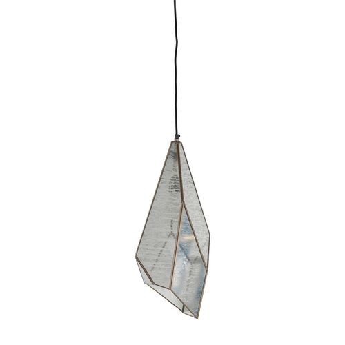 Malia Multifaceted Pendant, Antique Brushed Brass 6 Malia Multifaceted Pendant, Antique Brushed Brass