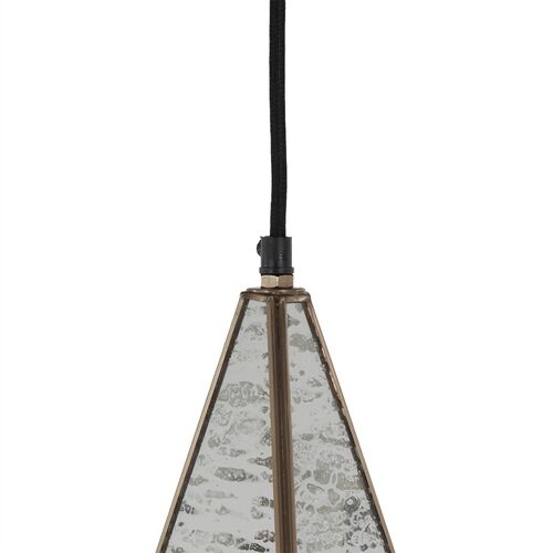 Malia Multifaceted Pendant, Antique Brushed Brass 9 Malia Multifaceted Pendant, Antique Brushed Brass