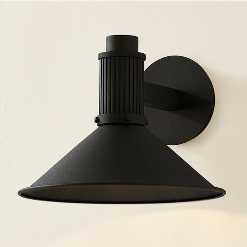 Eddie Outdoor Wall Sconce, Textured Black 4 Eddie Outdoor Wall Sconce, Textured Black