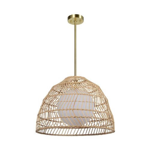 Vanyel Rattan Pendant, Natural 2 Vanyel Rattan Pendant, Natural