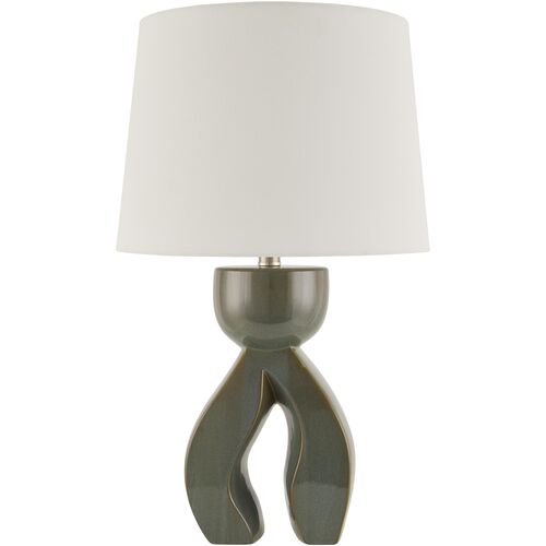 Marcelline Ceramic Table Lamp, Green 1 Marcelline Ceramic Table Lamp, Green