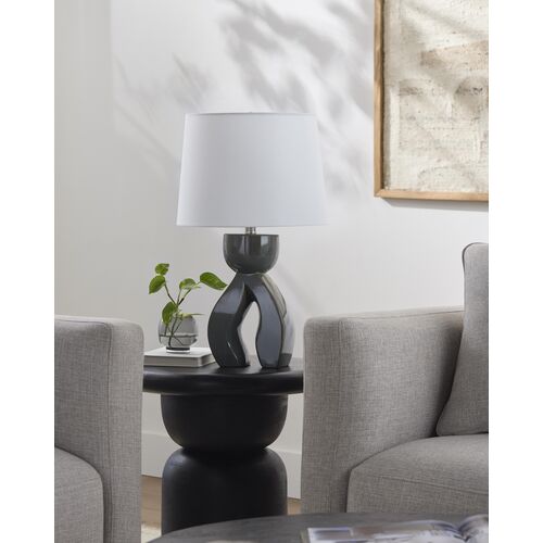 Marcelline Ceramic Table Lamp, Green 2 Marcelline Ceramic Table Lamp, Green