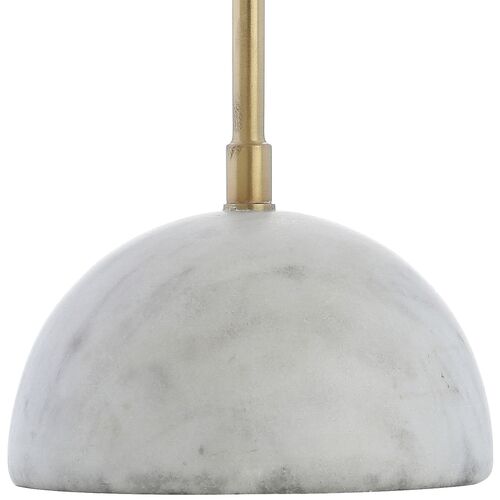 Vivica Marble Table Lamp, Brass Gold/White 5 Vivica Marble Table Lamp, Brass Gold/White