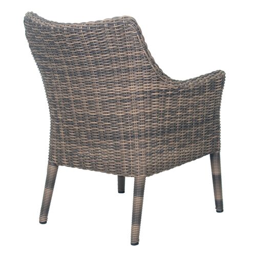 S/2 Prissy Outdoor Wicker Dining Chairs, Brown 5 S/2 Prissy Outdoor Wicker Dining Chairs, Brown