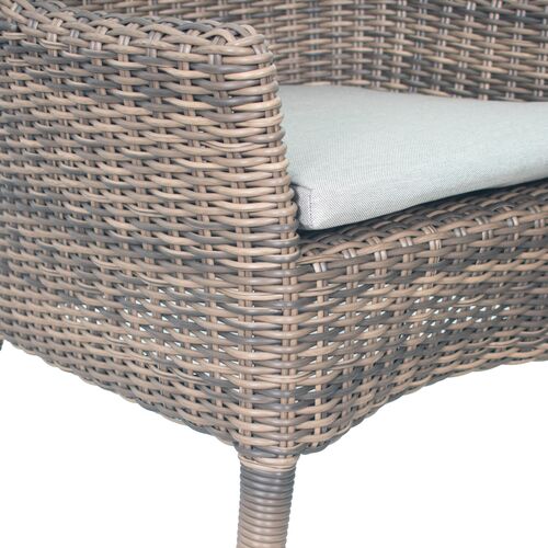 S/2 Prissy Outdoor Wicker Dining Chairs, Brown 7 S/2 Prissy Outdoor Wicker Dining Chairs, Brown