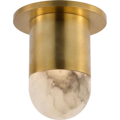 Melange Alabaster Mini Monopoint Flush Mount 1 Melange Alabaster Mini Monopoint Flush Mount