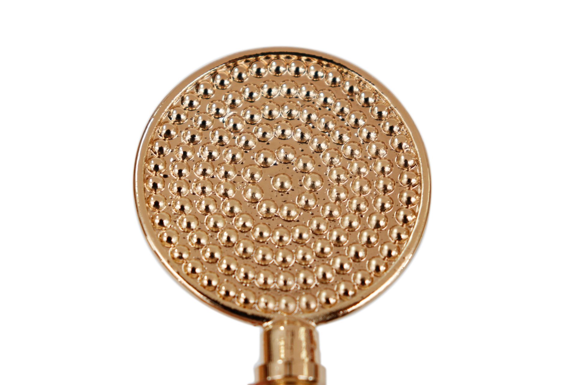 Brass Medallion Lamp Finials, S/2 4 Brass Medallion Lamp Finials, S/2