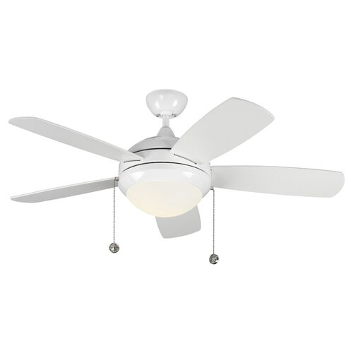 Discus Classic II Ceiling Fan, White