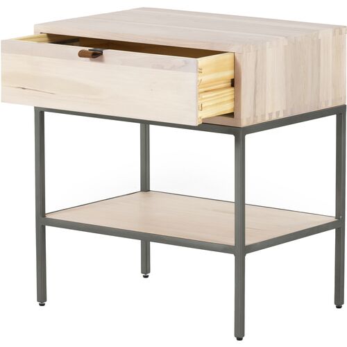 Justina Nightstand, Dove Poplar 3 Justina Nightstand, Dove Poplar