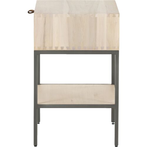 Justina Nightstand, Dove Poplar 4 Justina Nightstand, Dove Poplar