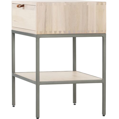 Justina Nightstand, Dove Poplar 6 Justina Nightstand, Dove Poplar