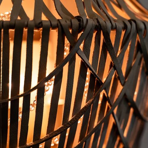 Empire Leather Fringe Wall Sconce, Cream-Stone 12 Empire Leather Fringe Wall Sconce, Cream-Stone