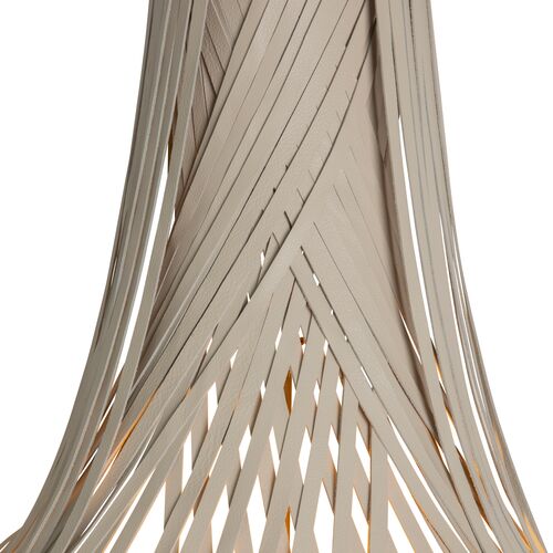 Empire Leather Fringe Wall Sconce, Cream-Stone 9 Empire Leather Fringe Wall Sconce, Cream-Stone