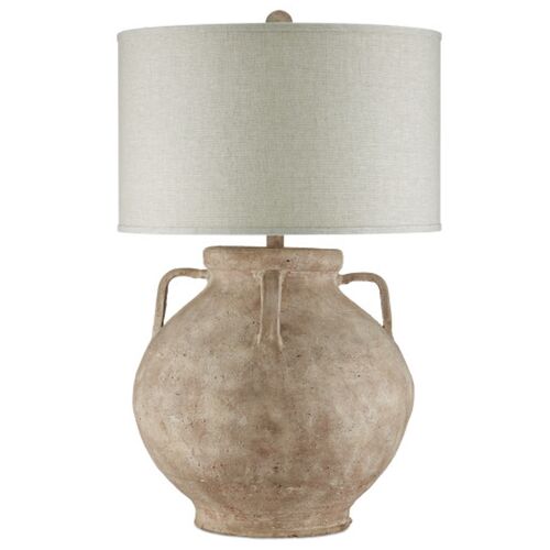 Pompeii Terracotta Table Lamp, Brownish Gray 4 Pompeii Terracotta Table Lamp, Brownish Gray