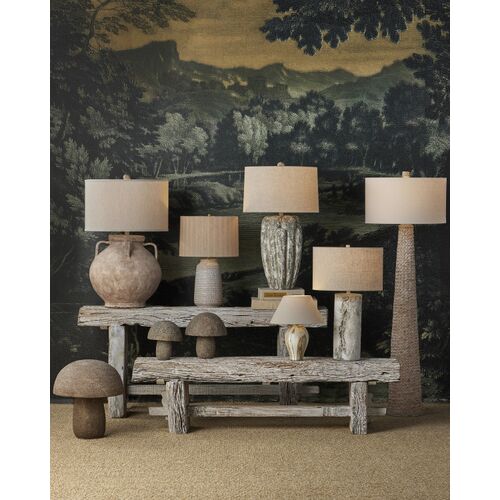 Pompeii Terracotta Table Lamp, Brownish Gray 5 Pompeii Terracotta Table Lamp, Brownish Gray