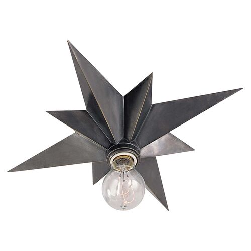 Star Flush Mount, Bronze