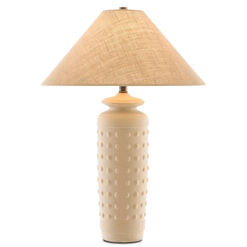 Sonoran Table Lamp, Sand/Brass 2 Sonoran Table Lamp, Sand/Brass