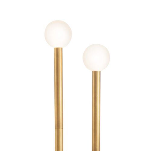 Happy Floor Lamp, Natural Brass 2 Happy Floor Lamp, Natural Brass
