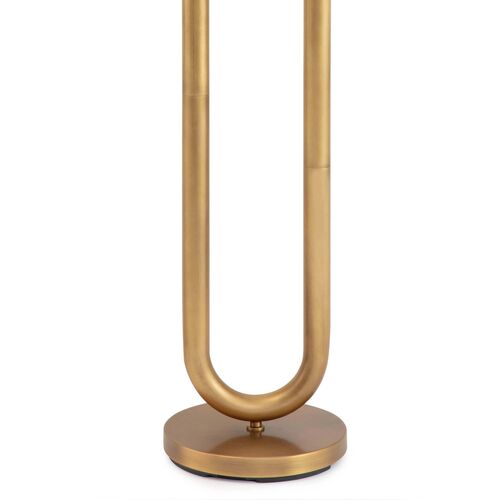 Happy Floor Lamp, Natural Brass 4 Happy Floor Lamp, Natural Brass