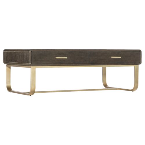 Commerce & Market Metropolitan 2-Drawer Cocktail Table, Brown 1 Commerce & Market Metropolitan 2-Drawer Cocktail Table, Brown