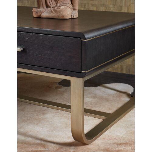 Commerce & Market Metropolitan 2-Drawer Cocktail Table, Brown 5 Commerce & Market Metropolitan 2-Drawer Cocktail Table, Brown