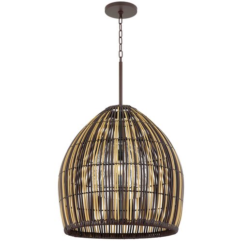 Hugh Outdoor Chandelier, Textured Bronze 1 Hugh Outdoor Chandelier, Textured Bronze