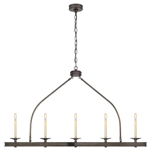 Launceton Linear Pendant, Bronze 1 Launceton Linear Pendant, Bronze