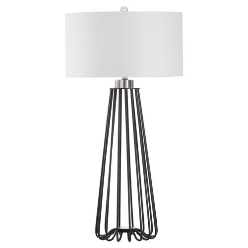 S/2 Estee Table Lamp, Black 2 S/2 Estee Table Lamp, Black