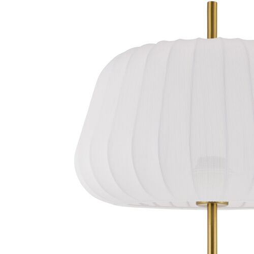 Willara Bubble Shade Floor Lamp, Brown 3 Willara Bubble Shade Floor Lamp, Brown