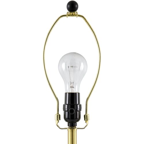 Quindra Table Lamp, Brass/Natural Rattan 5 Quindra Table Lamp, Brass/Natural Rattan
