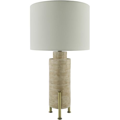 Urias Cement Table Lamp, Beige 1 Urias Cement Table Lamp, Beige