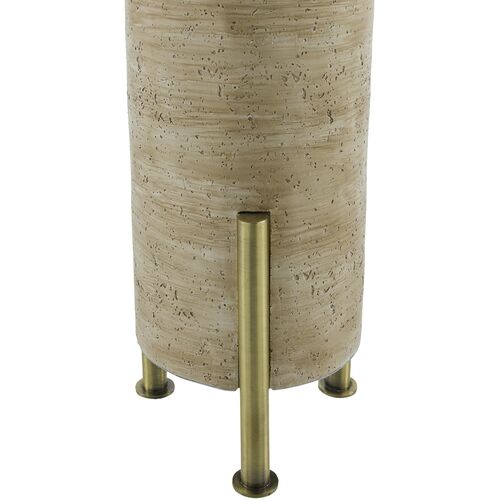 Urias Cement Table Lamp, Beige 3 Urias Cement Table Lamp, Beige