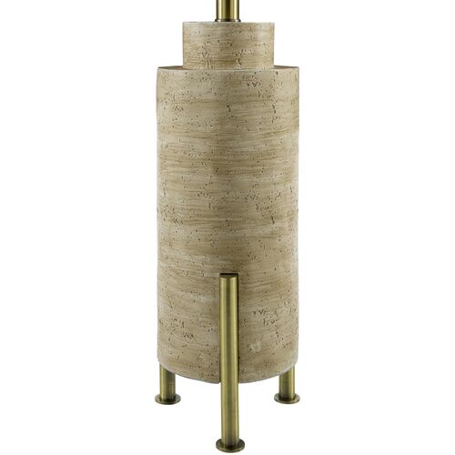 Urias Cement Table Lamp, Beige 4 Urias Cement Table Lamp, Beige