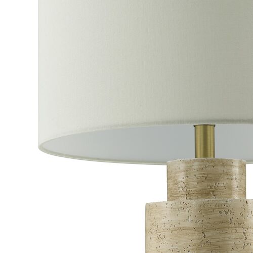 Urias Cement Table Lamp, Beige 6 Urias Cement Table Lamp, Beige