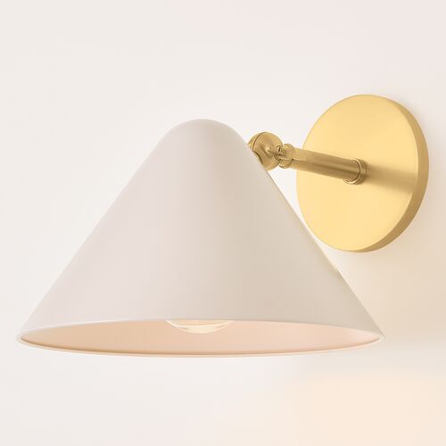 Sareth Wall Sconce, True Bronze/Soft Bisque 4 Sareth Wall Sconce, True Bronze/Soft Bisque