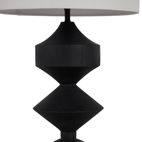 Maddox Table Lamp, Plaster Black 2 Maddox Table Lamp, Plaster Black