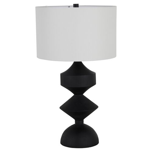 Maddox Table Lamp, Plaster Black 5 Maddox Table Lamp, Plaster Black