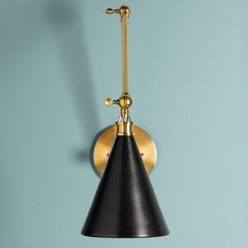 Osterley Wall Sconce, Aged Brass/Distressed Bronze 3 Osterley Wall Sconce, Aged Brass/Distressed Bronze