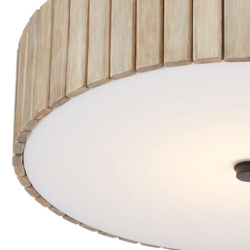 Tetterby Semi Flush Mount, Taupe 2 Tetterby Semi Flush Mount, Taupe