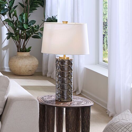 Wright Ceramic Table Lamp, Espresso 2 Wright Ceramic Table Lamp, Espresso