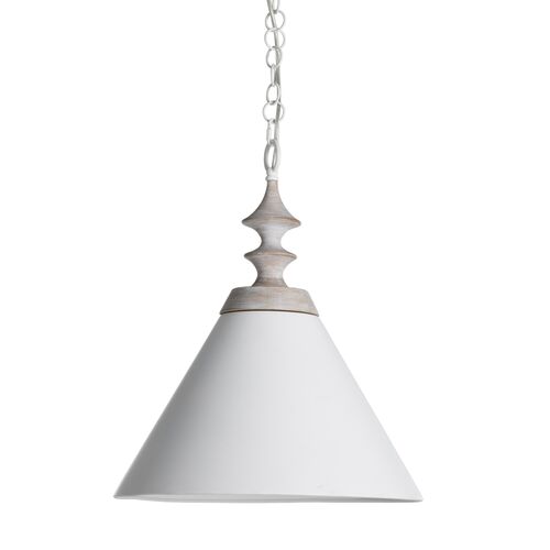 Tovah Iron Pendant,Whitewash 1 Tovah Iron Pendant,Whitewash