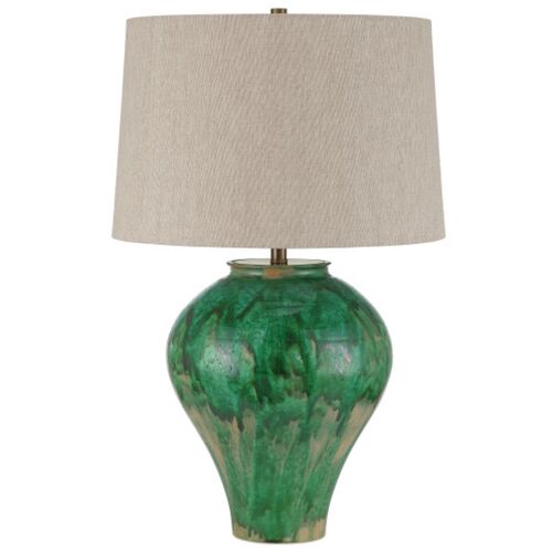 Blarney Porcelain Table Lamp, Green 4 Blarney Porcelain Table Lamp, Green