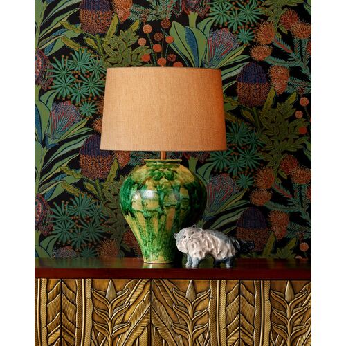 Blarney Porcelain Table Lamp, Green 5 Blarney Porcelain Table Lamp, Green