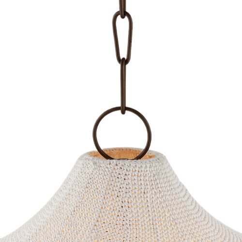 Thurso 2-Tier Pendant, Bronze/Cotton String 11 Thurso 2-Tier Pendant, Bronze/Cotton String