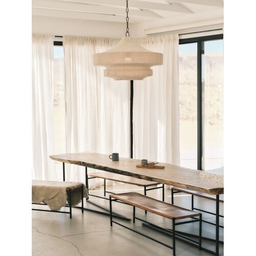 Thurso 2-Tier Pendant, Bronze/Cotton String 14 Thurso 2-Tier Pendant, Bronze/Cotton String