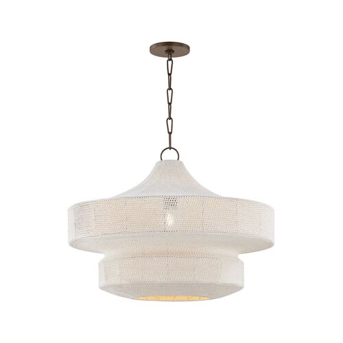 Thurso 2-Tier Pendant, Bronze/Cotton String 2 Thurso 2-Tier Pendant, Bronze/Cotton String