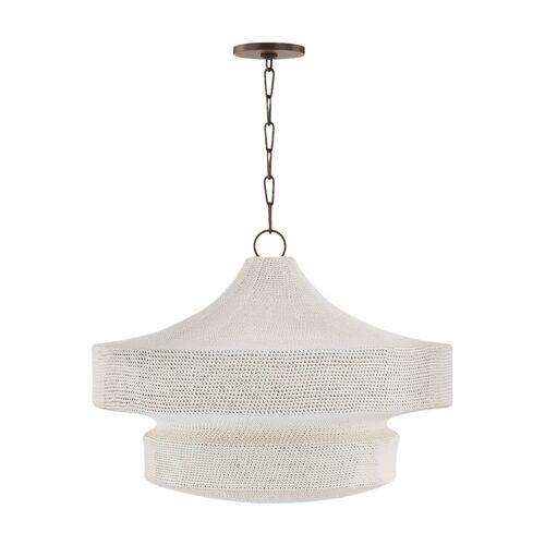 Thurso 2-Tier Pendant, Bronze/Cotton String 9 Thurso 2-Tier Pendant, Bronze/Cotton String