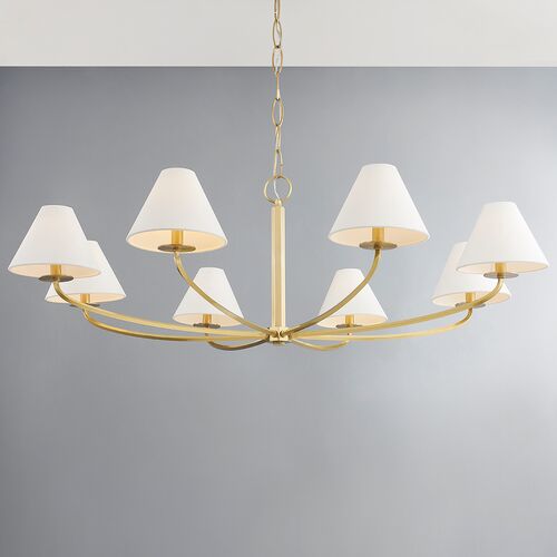 Stacey 8-Light Chandelier, Large 3 Stacey 8-Light Chandelier, Large