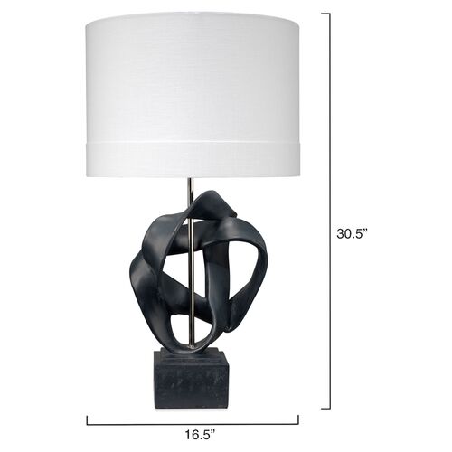 Interwined Table Lamp, Black 3 Interwined Table Lamp, Black
